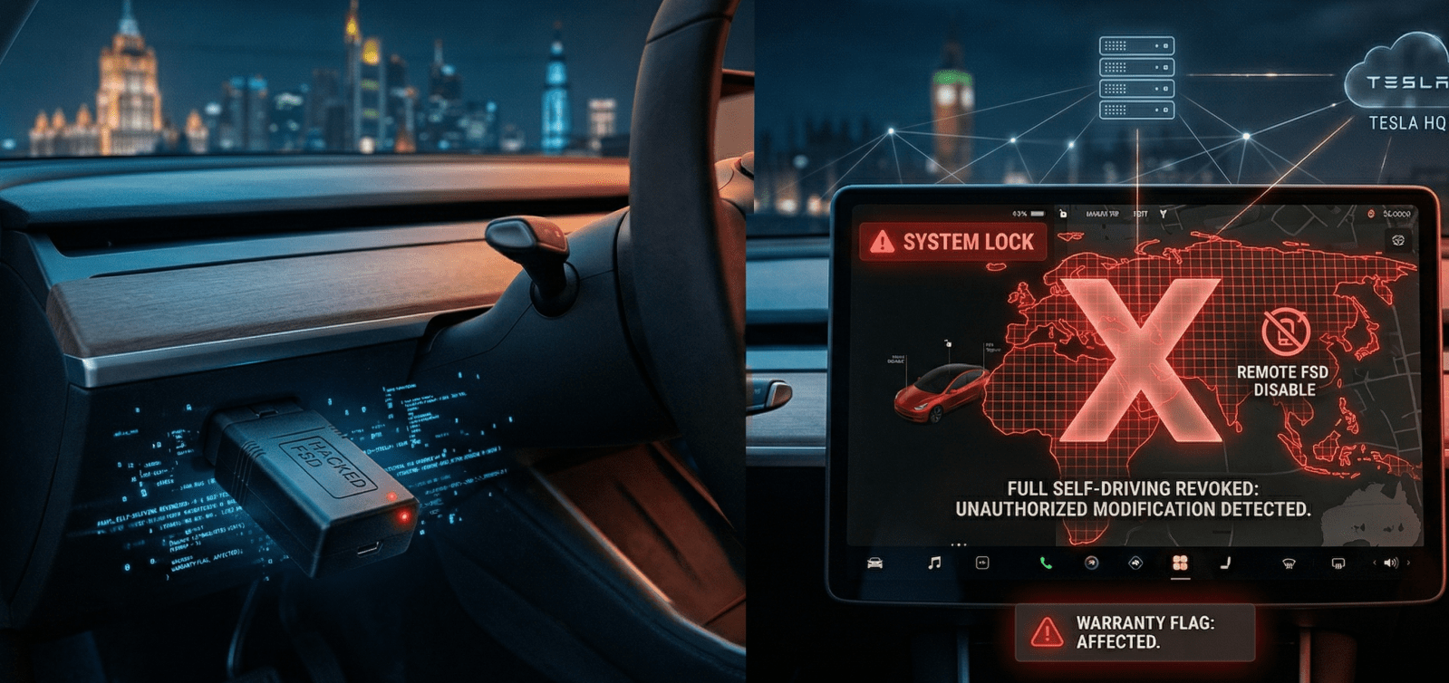 【技术复盘】500欧元背后的博弈：特斯拉远程封杀FSD全流程解析