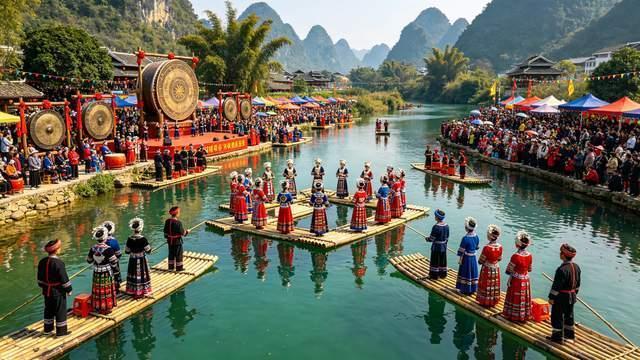  【非遗传承】广西三月三：千年歌圩的文化基因解码与现代文旅创新路径 文化旅游