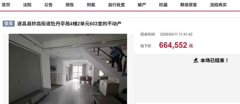  法拍房市场：死亡事件披露缺失与价值重塑的深度博弈 房产家居